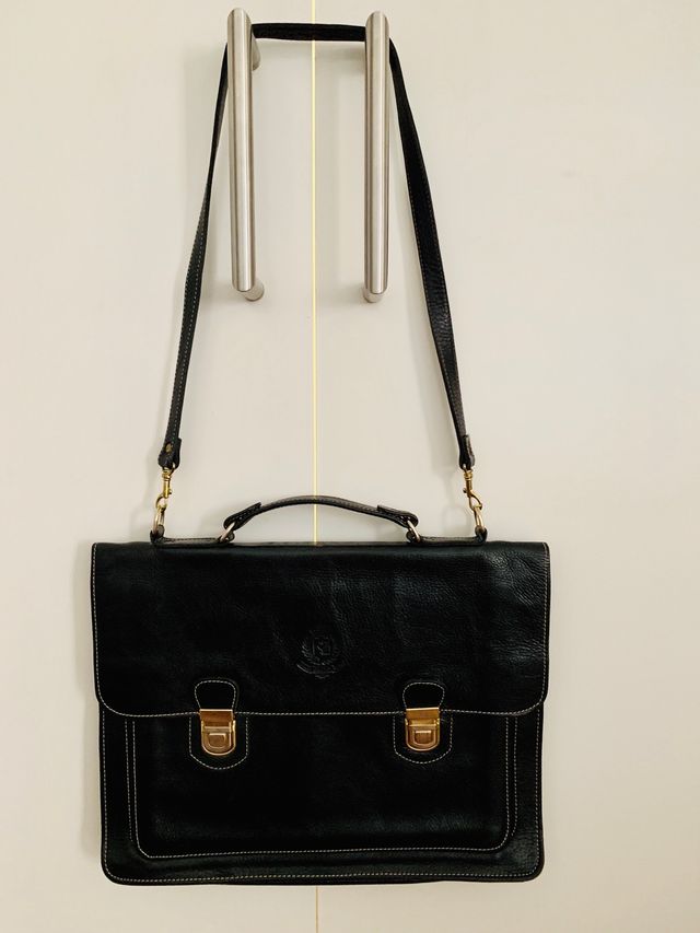 Cartera Porta Documentos, dePiel Negra