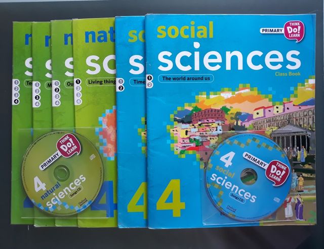 Libros sciences 4° primaria de segunda mano por 18 € en Getafe en WALLAPOP
