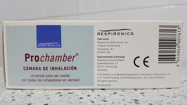 Cámara inhaladora bronquitis