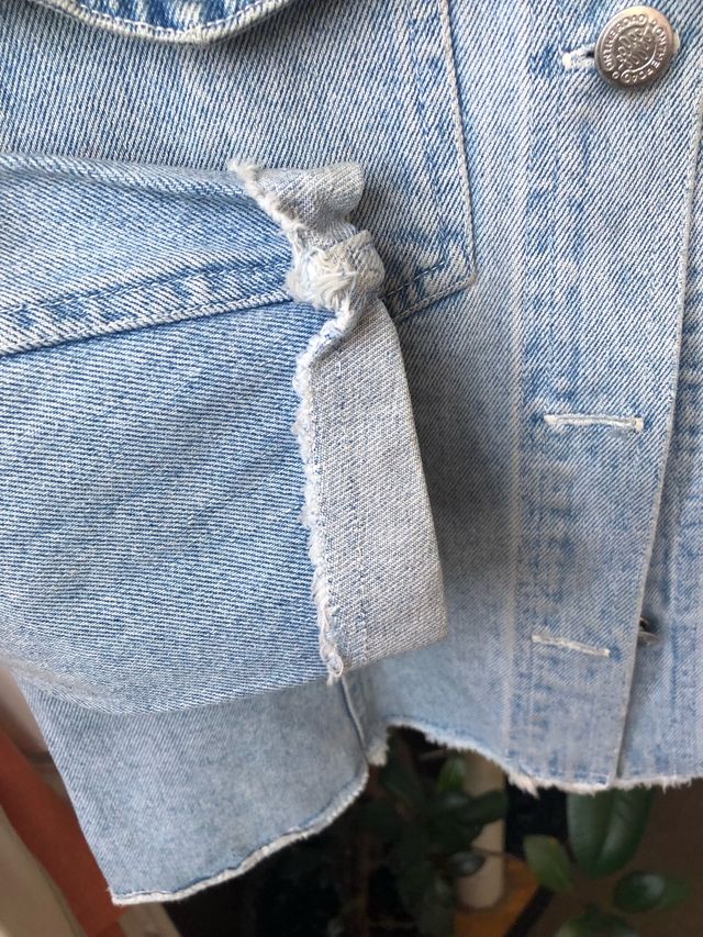 Chaqueta vaquera clara Zara