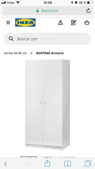 Bostrak Segunda € En De Valencia 50 Armario Mano Por Ikea Wallapop iPXZku