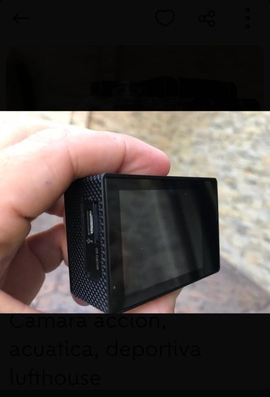 camara de acción acuatica