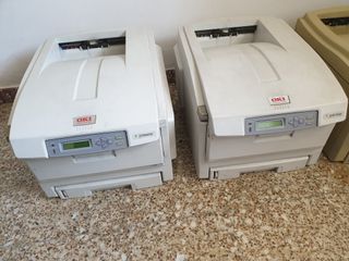 Lote de dos impresoras laser OKI Color C5600 C5700 de segunda mano por 80  EUR en Museros en WALLAPOP