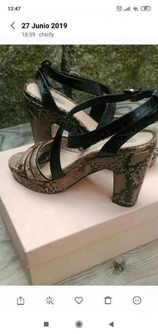 Mano Uterque Wallapop Segunda Sandalias En Eie2h9ywd De fgYvb76y
