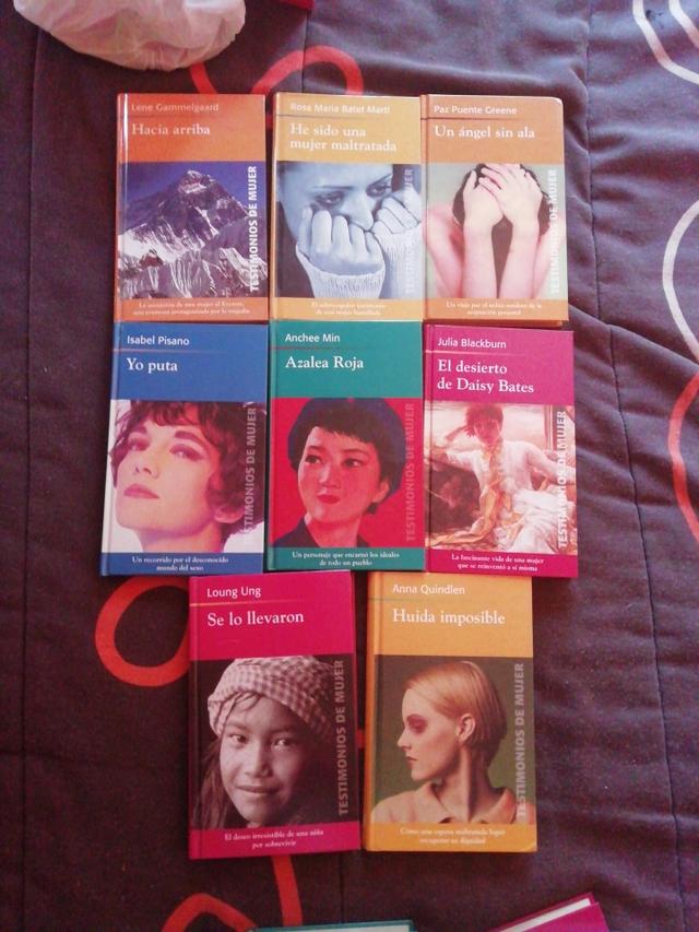 libros colección rba testimonios de mujer