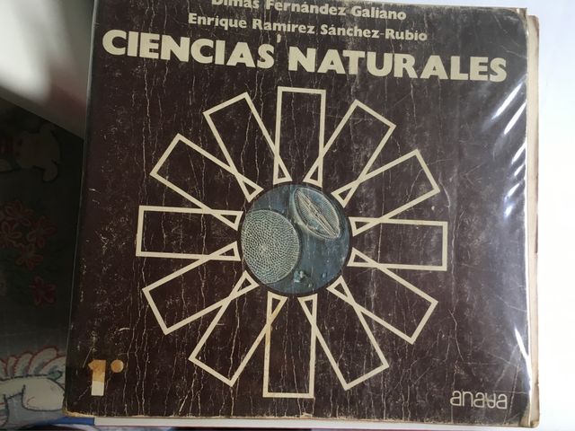 Libro ciencias naturales editorial Anaya clásico.