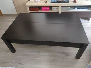 Mesa auxiliar Trulstorp Ikea de segunda mano por 80 € en San TRULSTORP Mesa de centro, negro marrón, 115x70 cm IKEA