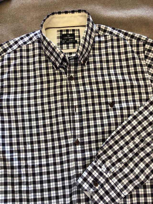 Camisa masculina de Caramelo