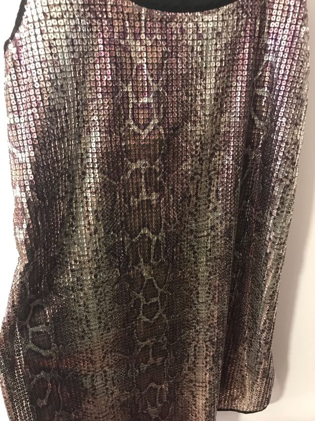 Vestido lentejuelas Zara