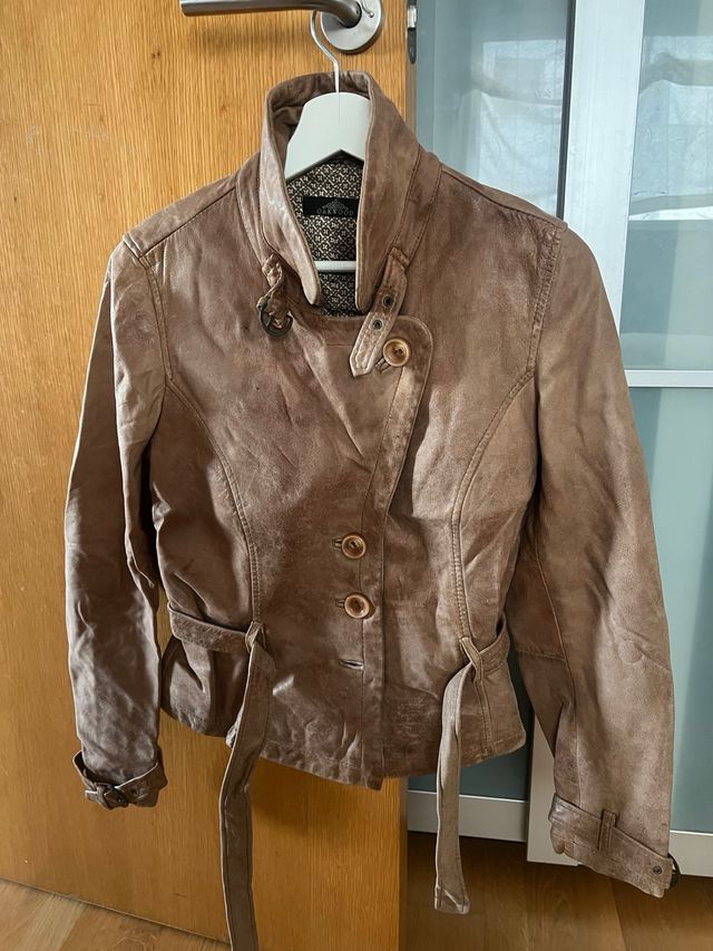 Cazadora mujer,t.M, 100% cuero