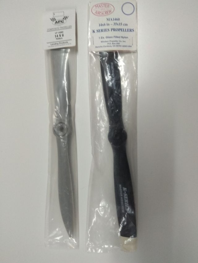 Hélices aeromodelismo avión RC 14x6