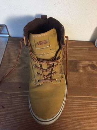 vans bota beige