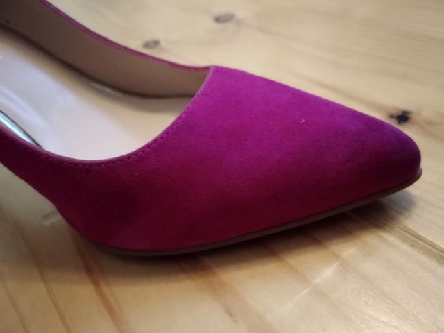 Zapatos Scandal fucsia. Talla 38.
