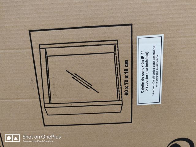 Espejo baño con luces led de segunda mano por 50 € en Tarragona en WALLAPOP