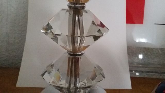 LÁMPARA ART DÉCO FRANCIA. VINTAGE. CRISTAL