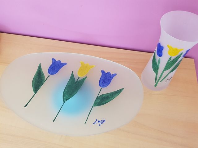 Centro de mesa marca LAGO