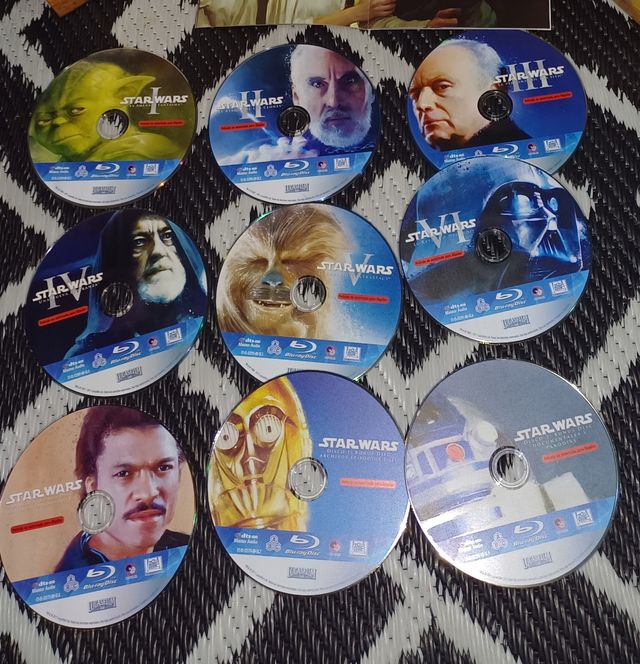 SAGA STAR WARS  PACK DESCATALOGADO EN BLU RAY