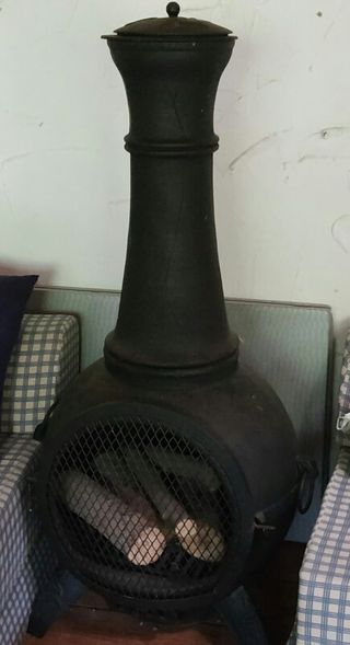 Chimenea de hierro fundido de segunda mano en WALLAPOP