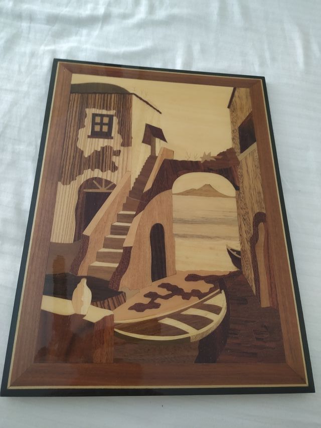 cuadro madera hecho a mano