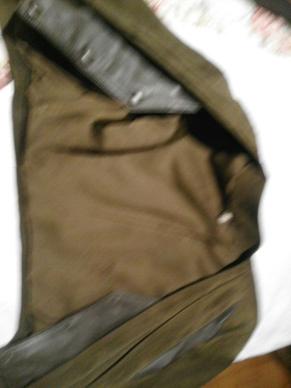 Chaqueta torera de Ante y piel.