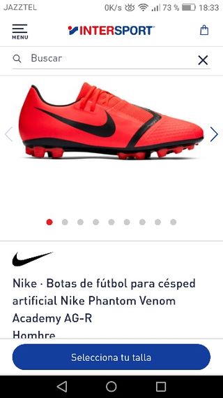 Botas de fútbol de hombre Phantom Venom Academy AG R Nike Botas de fútbol de hombre Phantom Venom Academy AG R Nike