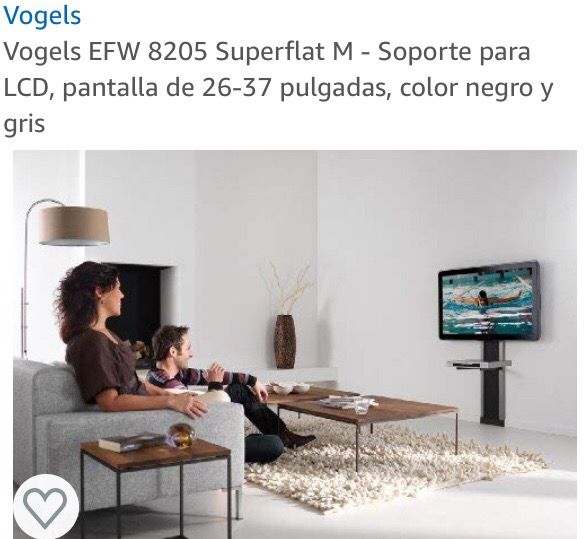 Soporte tv pared vogel's superflat 8605