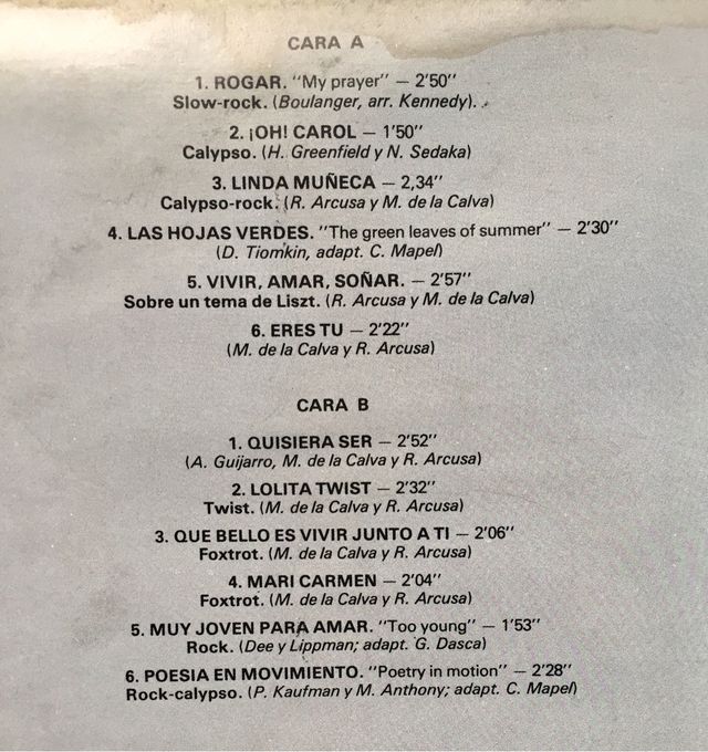 Álbum de 2 LPS DÚO DINAMICO