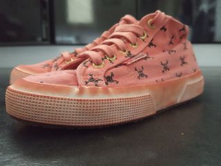 superga niño naranja