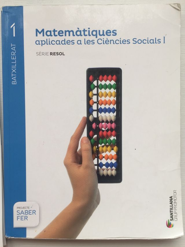 Llibre mathematiques applicato al cs 1er di batx
