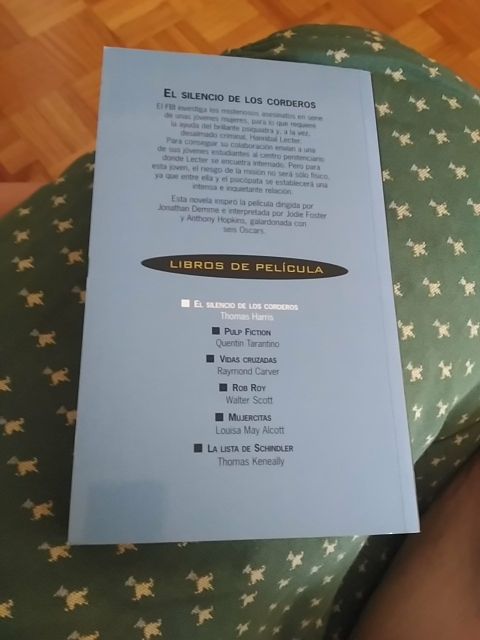 Libro: El silencio de los corderos.