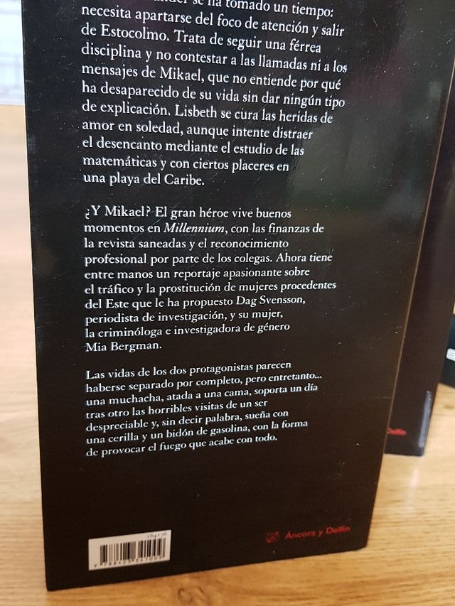 2 Novelas de Stieg Larsson, Millenium 1 y 2