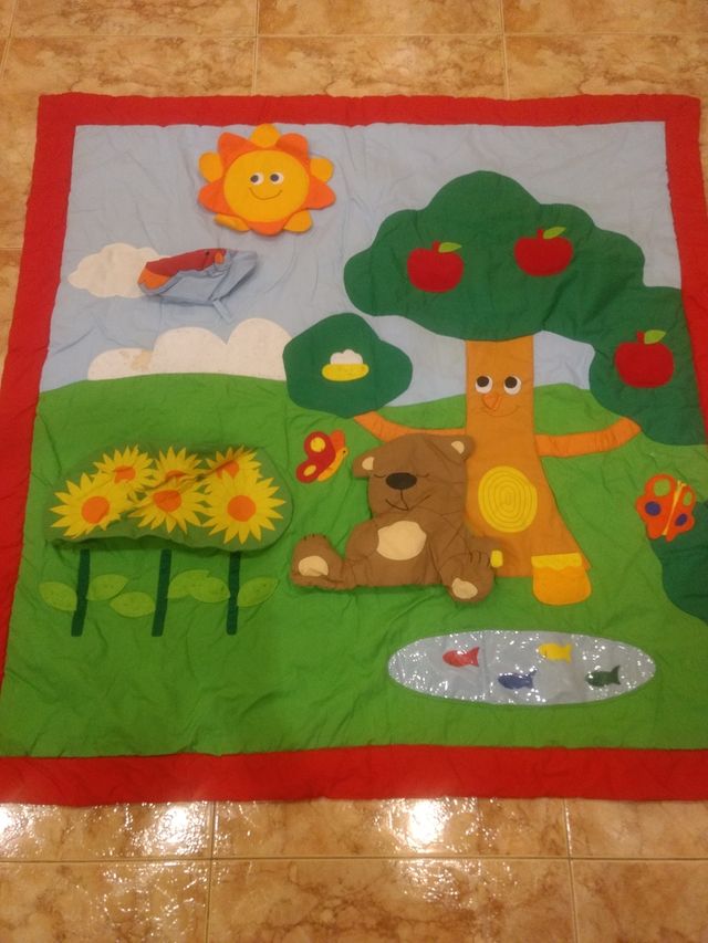 Manta sensorial bebés.