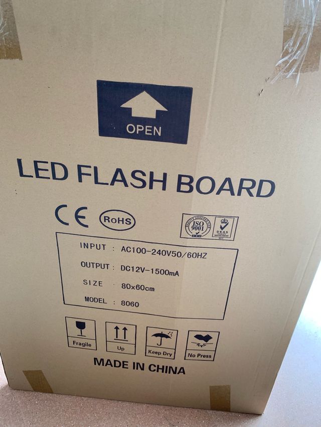 pizarra de led nuevas