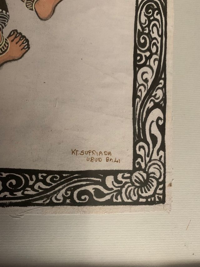 Láminas pintadas a mano Bali