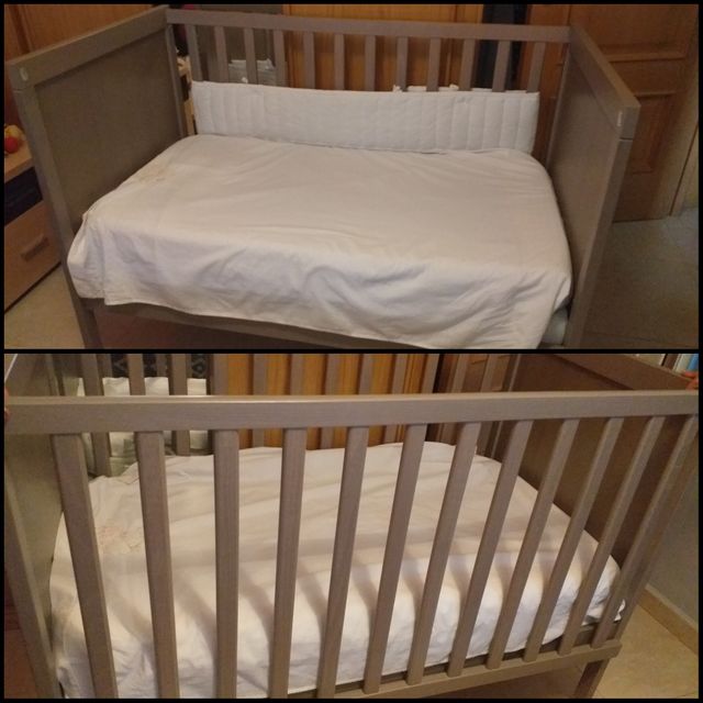 CUNA CAMA+ruedas 60*120cm