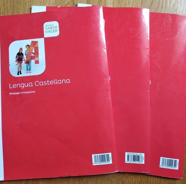 Libros escolares lengua 3° primaria Santillana