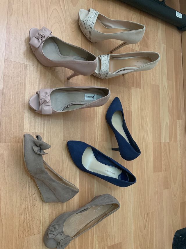 5 pares zapatos por 15€