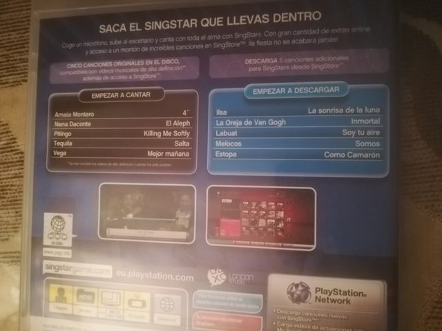 Juego PS3 SingStar Starter Pack