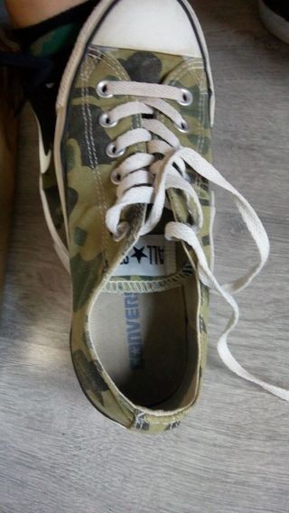 Zapatillas Converse All Star , camuflaje,t.38 de segunda Zapatillas Converse All Star , camuflaje,t.38 de segunda