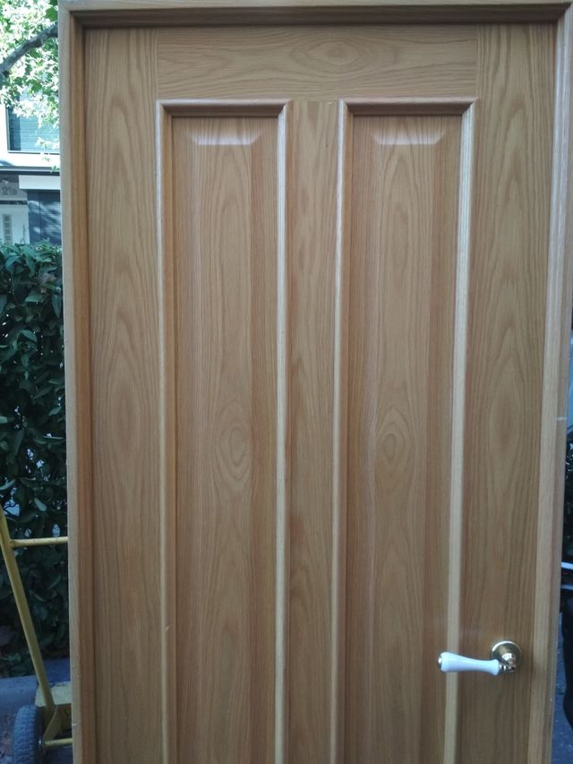 Puertas de paso macizas roble plafonada