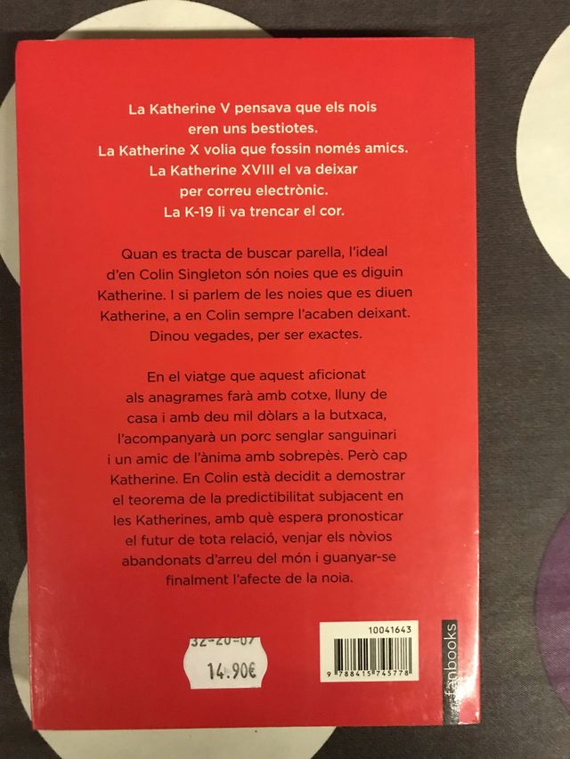 El teorema de Katherine / John Green