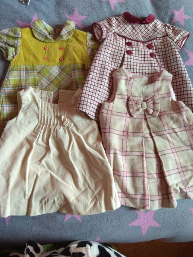 Lote 3 vestidos y ranita