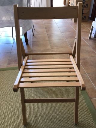 Plegables En De Madera Wallapop Bilbao Sillas Segunda Mano tCxshBoQrd