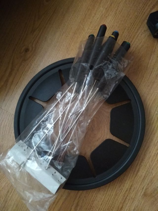 wok fondue léctrico como nuevo