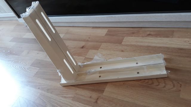 soportes aire acondicionado + 4 silentblocks