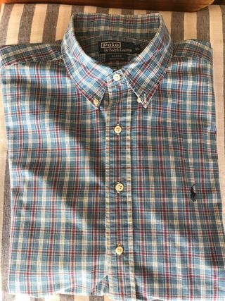 camisa cuadros ralph lauren