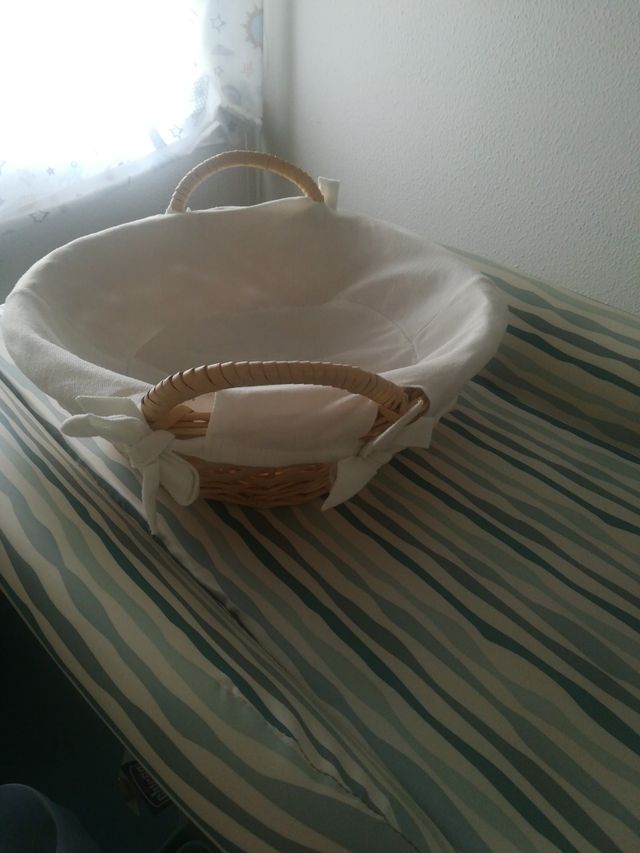 cesta canastilla bebe