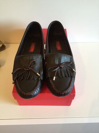 Zapato mocasín Calvin Klein negro en Liverpool