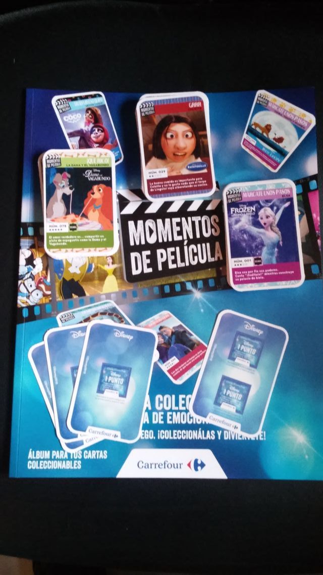 ÁLBUM COMPLETO MOMENTOS PELÍCULA DISNEY CARREFOUR