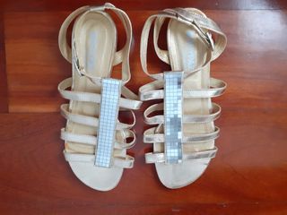 En Wallapop Segunda Stradivarius De Doradas Mano Sandalias VzpUMS